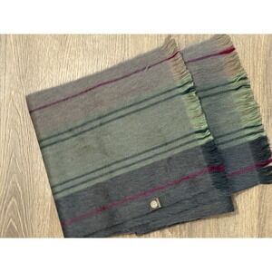 Shupaca Peru Alpaca Blend Scarf - Light Gray/ Blue / Cream